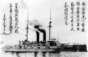 戦艦「三笠」は黄海海戦及び日本海海戦と日露海戦を通じて連合艦隊旗艦をつとめた